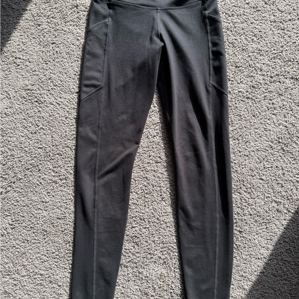 Figs Black Leggings High-Rise Performance